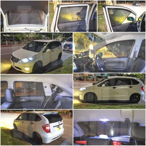 Honda EDIX 全車防曬磁石窗網
