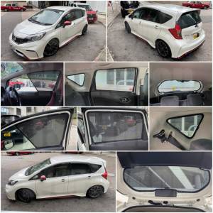 Nissan NOTE 全車防曬磁石窗網