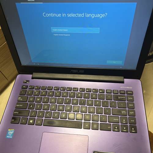 ASUS X453MA 14吋上網文書手提電腦	紫色
