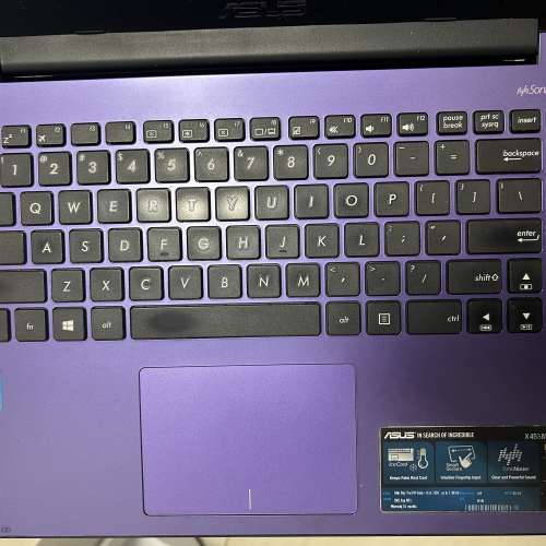 ASUS X453MA 14吋上網文書手提電腦	紫色