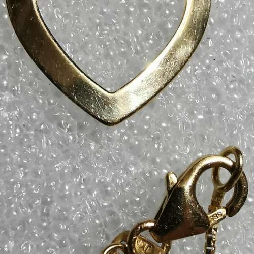 14K 金頸鏈 JKM 585 gold necklace 16吋 (41cm) 黃金 飾物 (not 18K)