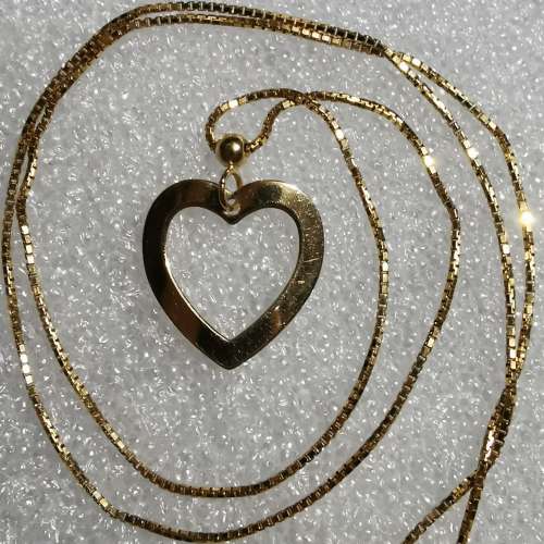 14K 金頸鏈 JKM 585 gold necklace 16吋 (41cm) 黃金 飾物 (not 18K)