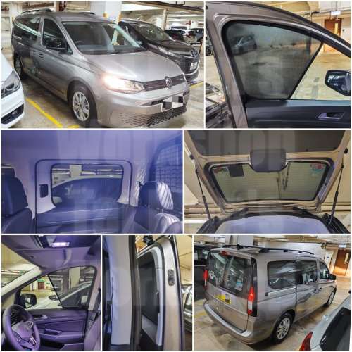 VW Caddy 全車防曬磁石窗網