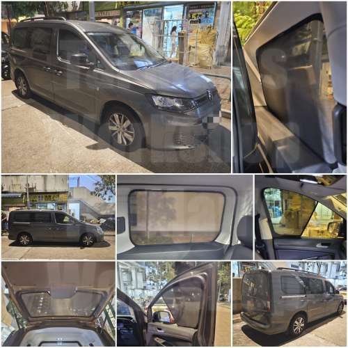 VW Caddy 全車防曬磁石窗網