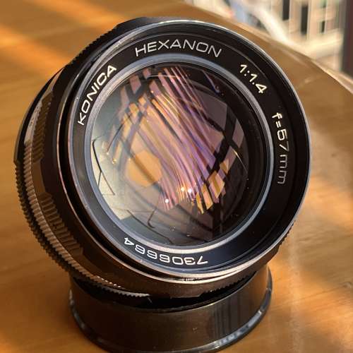 Konica Hexanon AR 57mm f/1.4