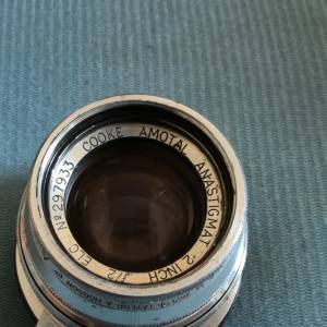 Cooke 50mm f 20 lens 全片幅 （Leica M adapter 有  連動）