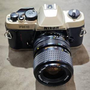 Nikon FM10 + 35-70 MF AI 尼康 35mm 70mm 35 70 功能正常 鏡片輕微發黴 冇成像問...
