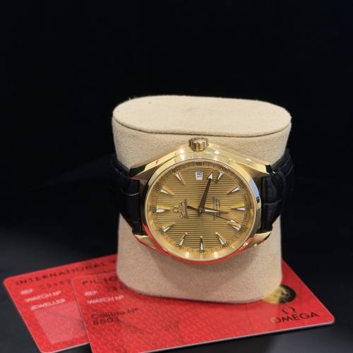 OMEGA SEA MASTER AQUA TERRA 18K