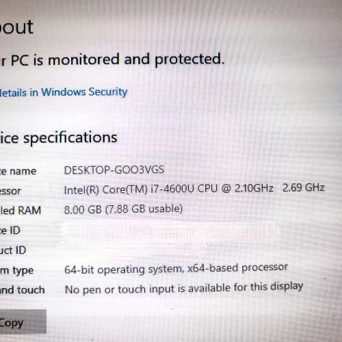 Lenovo x240, i7-4600u