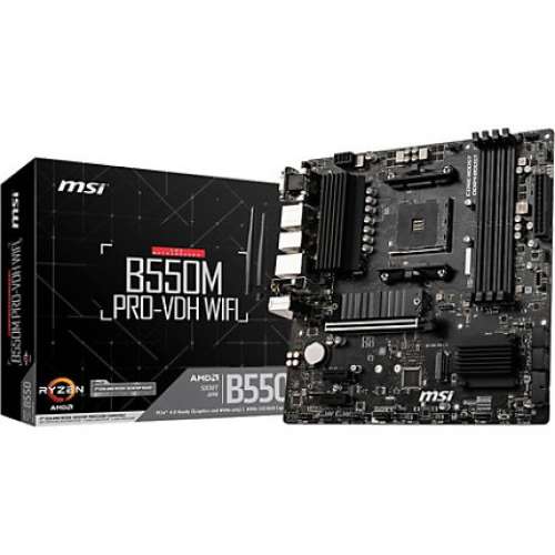 5600x + msi b550m vc wifi6e + wd sn550 500g ssd + fc140塔散 4件砌機套裝12100 ...