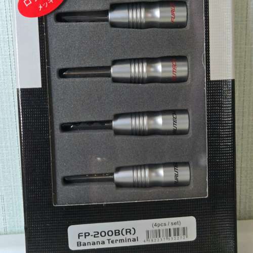 全新 Furutech FP-200B(R) 焦插盒裝4個。
