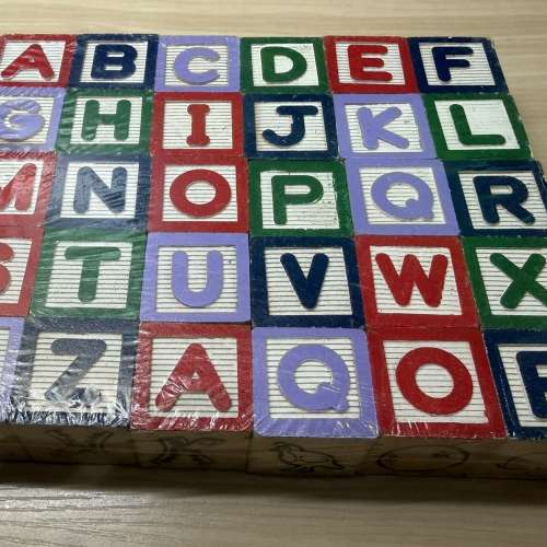 英文字母 學習方塊 全新