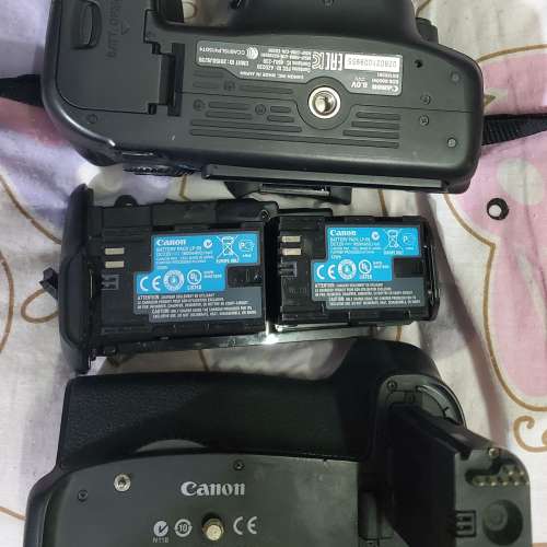 Canon EOS 80D body + BG-E14 battery grip