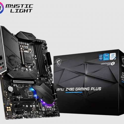 MSI MPG Z490 GAMING PLUS (全新未上過機)