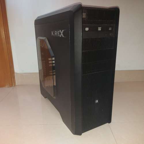 屯門良景輕鐵站交收 3RSYS L1300 K-Rex K-REX 電腦機箱+DVD+圖中5把風扇 (不連圖中...