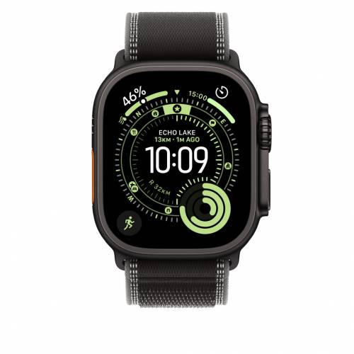 全新正版正貨有單 非淘寶高仿流四 Apple Watch Ultra 49 毫米黑色配木 色越野手環-...