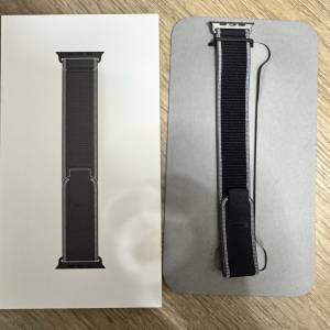 全新正版正貨有單 非淘寶高仿流四 Apple Watch Ultra 49 毫米黑色配木 色越野手環-...