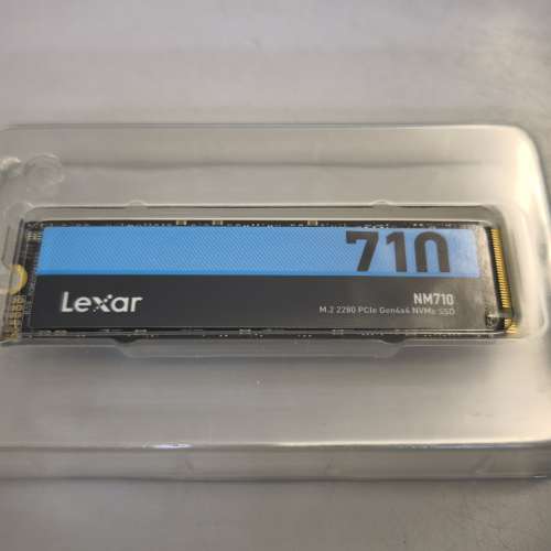 Lexar NM710 PCIe4 M.2 2TB NVMe SSD 健康度100%