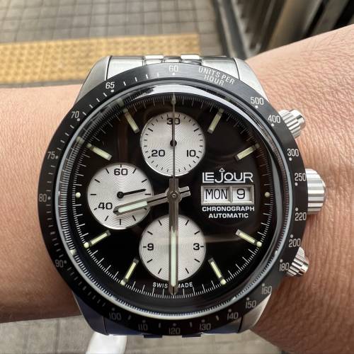 🚀🚀大全套（LeJour）全自動潛水計時手錶