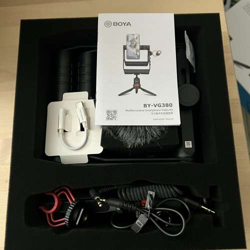 全新 BOYA BY-VG380 多功能手機拍攝套裝 清屋出售 HK$100.00
