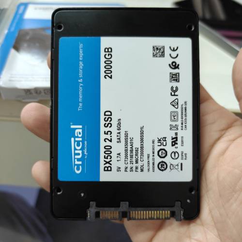 Crucial BX500 2.5" SATA SSD 2TB