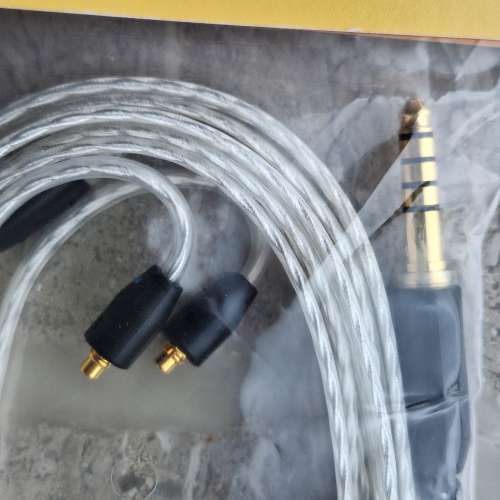 全新 Campfire 原廠升級線 Time Stream MMCX 4.4mm 黑色