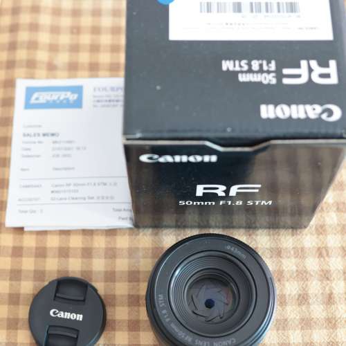 Canon RF 50mm f1.8 99% new