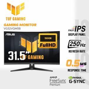 Asus VG32VQM5B 31.5" Full HD TUF Gaming Curved 曲面電競顯示器 [行貨,原廠保用,...