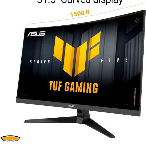 Asus VG32VQM5B 31.5" Full HD TUF Gaming Curved 曲面電競顯示器 [行貨,原廠保用,...