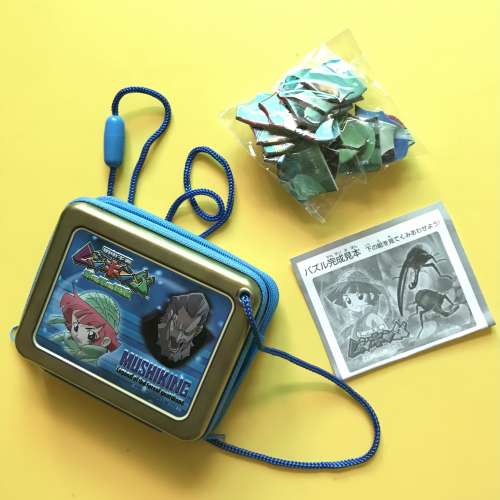 日本絕版甲蟲王者拼圖連盒子