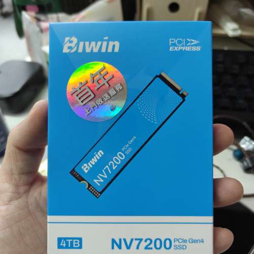 Biwin NV7200 4TB NVMe M.2 2280 PCIe 4.0 x 4 SSD