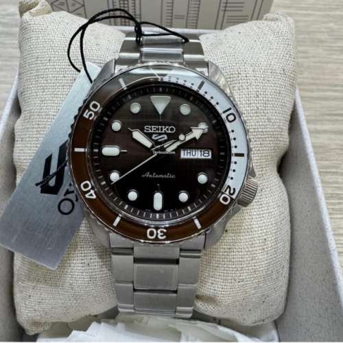 Seiko 5 Sports 啡色錶 棕色 朱古力色 精工錶 手錶 全球1000隻 SRPM13K1 全新現貨...