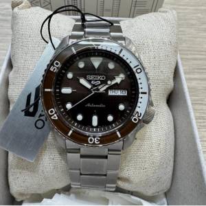 Seiko 5 Sports 啡色錶 棕色 朱古力色 精工錶 手錶 全球1000隻 SRPM13K1 全新現貨...