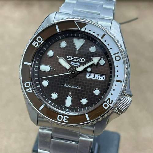 Seiko 5 Sports 啡色錶 棕色 朱古力色 精工錶 手錶 全球1000隻 SRPM13K1 全新現貨...