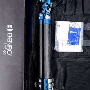 Benro 碳纖維腳架，油壓波頭
