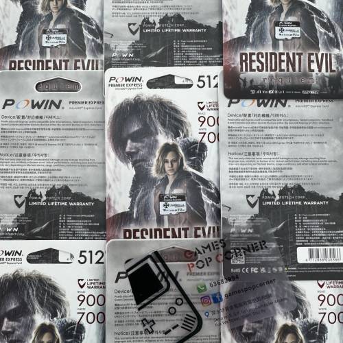 (全新現貨) Powin x Capcom *1088/款 NS2專用🕹️microSD EXPRESS 512GB*生化危機9 ...