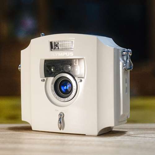 Olympus &Eacute;cru 傻瓜機 （olympus ecru）限量特別版相機 Olympus mju