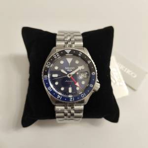 Seiko GMT Automatic Watch 42.5mm with crown 46mm