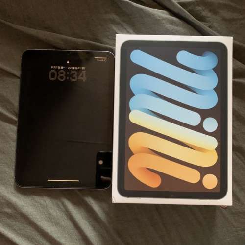 有保99%新Apple iPad mini 7 256GB 5G cellular 電池健康度100%