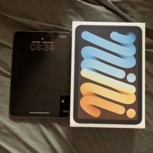 有保99%新Apple iPad mini 7 256GB 5G cellular 電池健康度100%