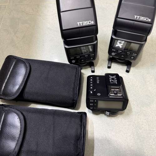 賣99新 Godox 神牛 tt350 *2 + 引閃 x2t (tt350s x2ts for Sony)