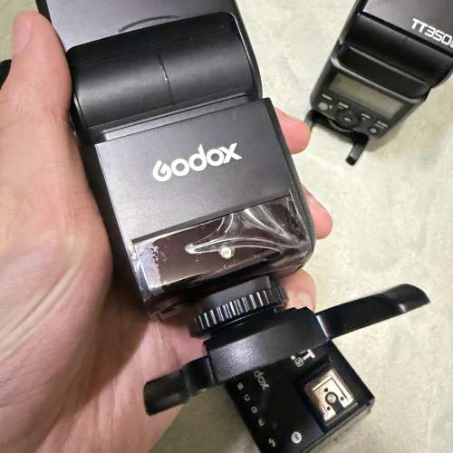 賣99新 Godox 神牛 tt350 *2 + 引閃 x2t (tt350s x2ts for Sony)