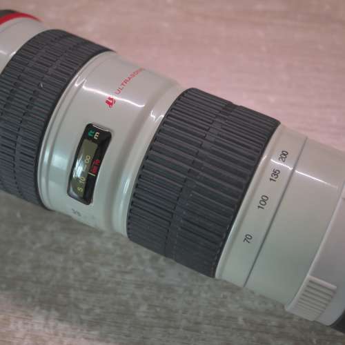 全新Canon佳能 鏡頭水杯 (小小白 70-200) 鏡頭杯  lens water bottle