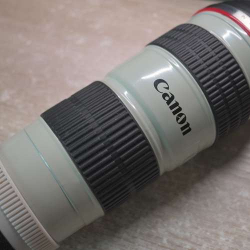 全新Canon佳能 鏡頭水杯 (小小白 70-200) 鏡頭杯  lens water bottle