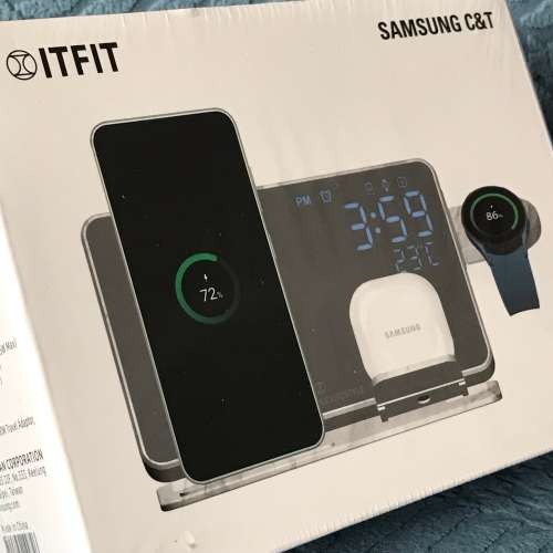 ⚡ ️ITFIT 3-in-1 MultifunctionWireless Charger ITFITPW06SP NEW 全新 充電器+無...