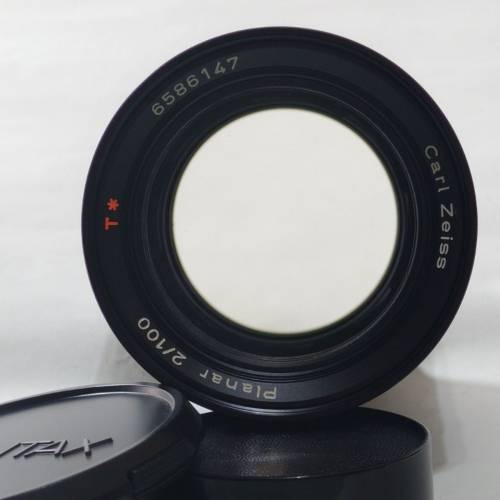 CONTAX  Planer 100mm f2 T* AEG (made West Germany)