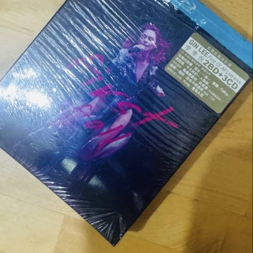 Gin Lee "First of all"紅館第一次演唱會Blu Ray連三隻CD