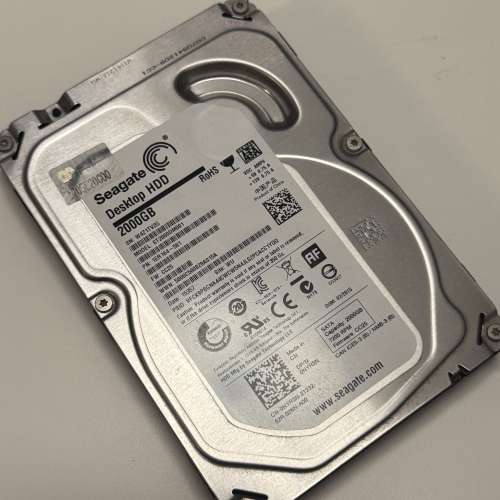 Seagate 2TB 7200rpm sata3 HDD (st2000dm001)
