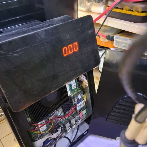 i7一體觸控電腦pos熱敏收據打印機