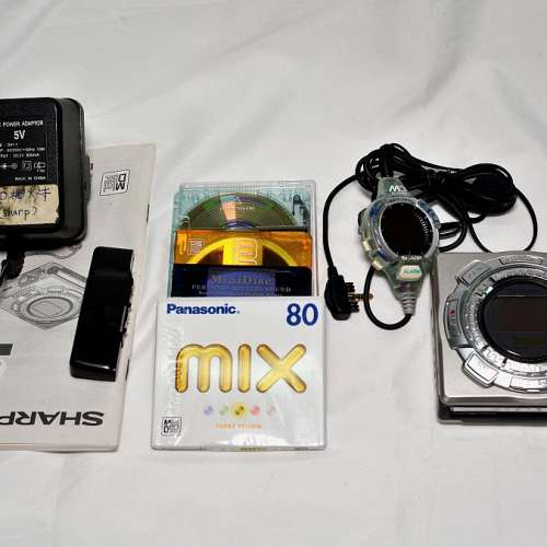 (壞機) Sharp MD-MS722 md機 / Aiwa HX-JS719卡式錄音機